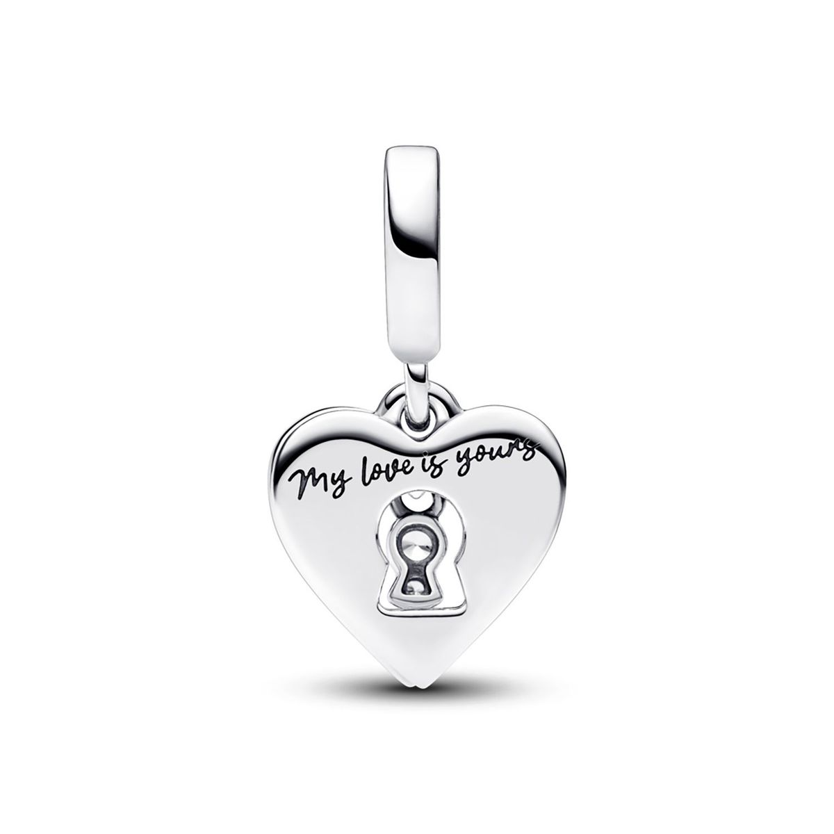 PANDORA - Charm Colgante Doble Corazon Rojo