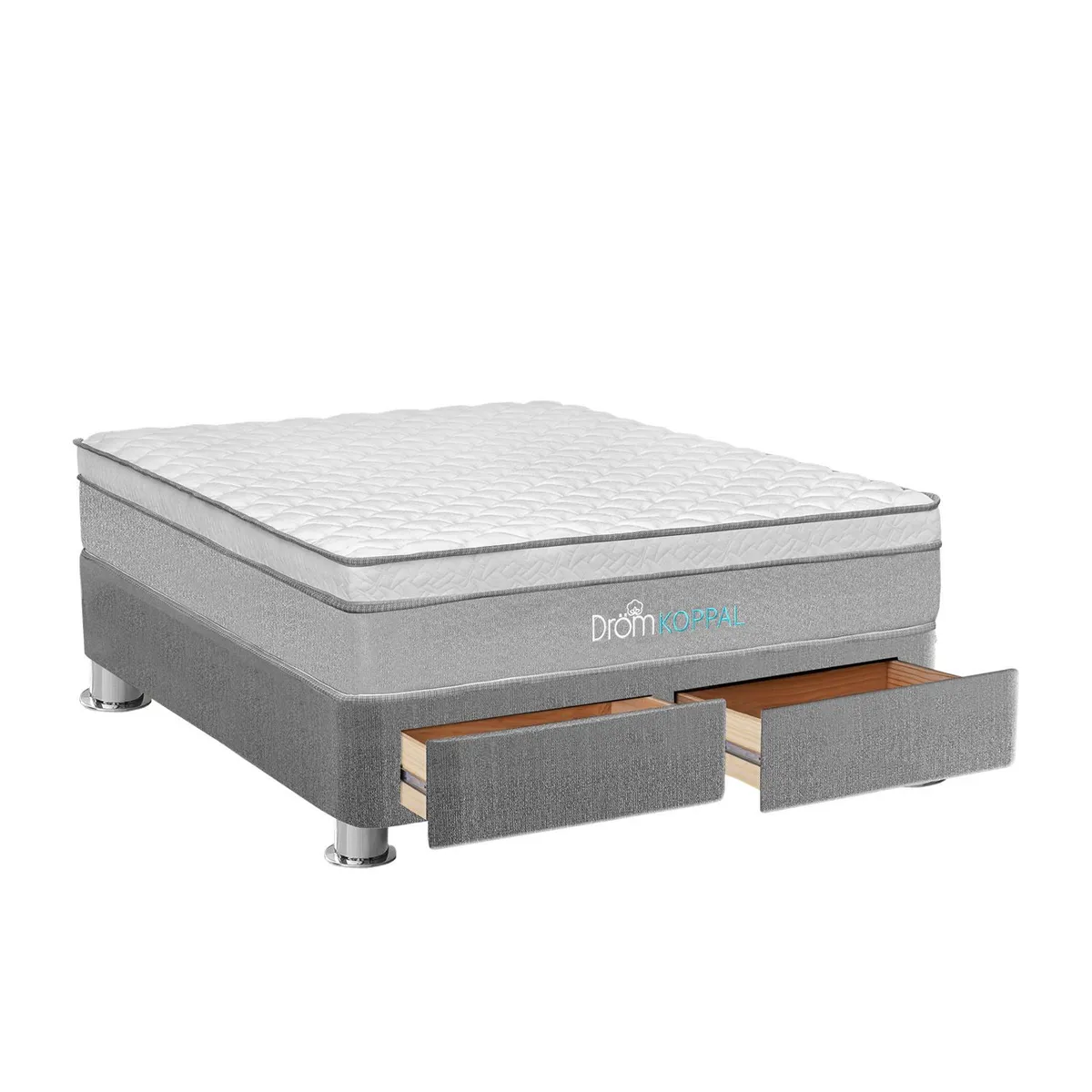 DROM - Cama con Cajones Koppal 2Plz + 2 Almohadas y Protector