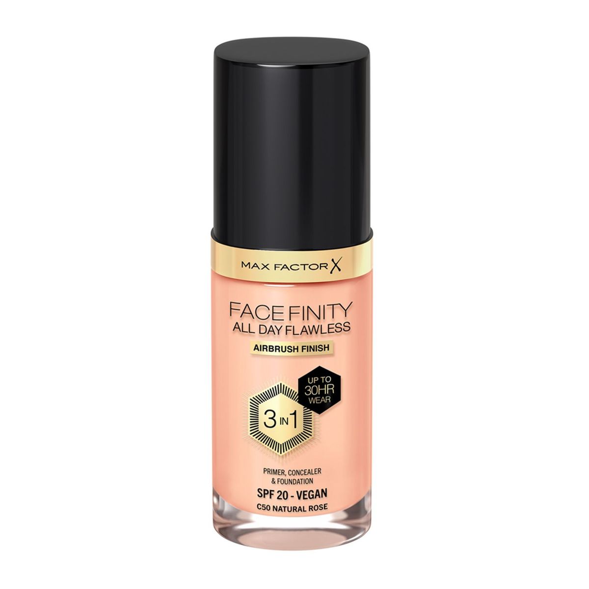 MAX FACTOR - Base de maquillaje Facefinity All Day Flawless 3 en 1