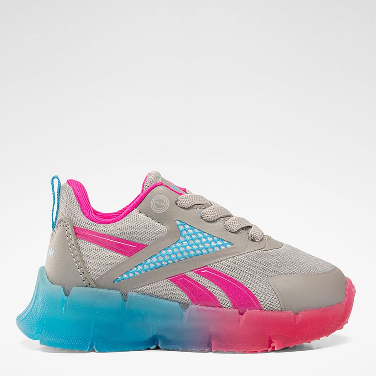 REEBOK - Zapatillas Urbanas Mujer  Reebok Kids Zig N Glow Elastic Lace Gris