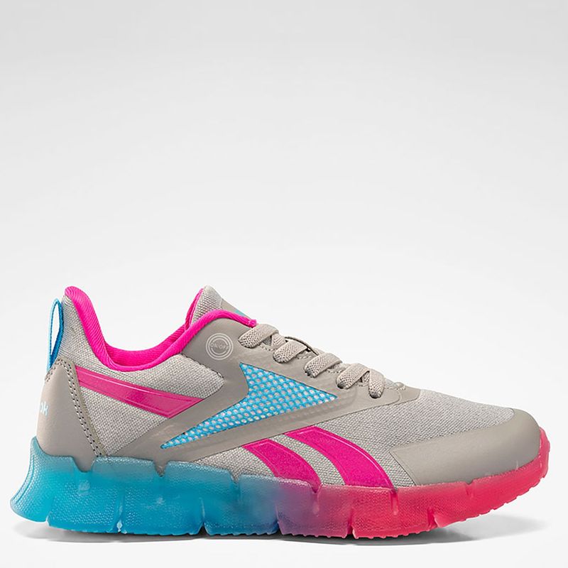 REEBOK - Zapatillas Urbanas Mujer  Reebok Kids Zig N Glow Elastic Lace Gris