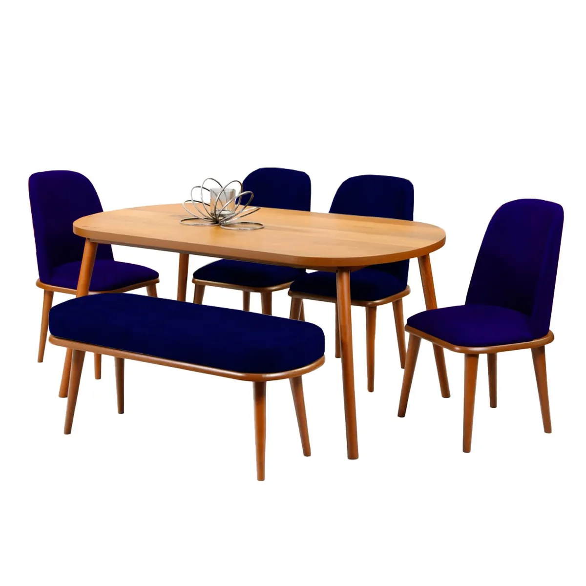 HOME PREMIUM - Juego de Comedor 4 Sillas   Banquet
