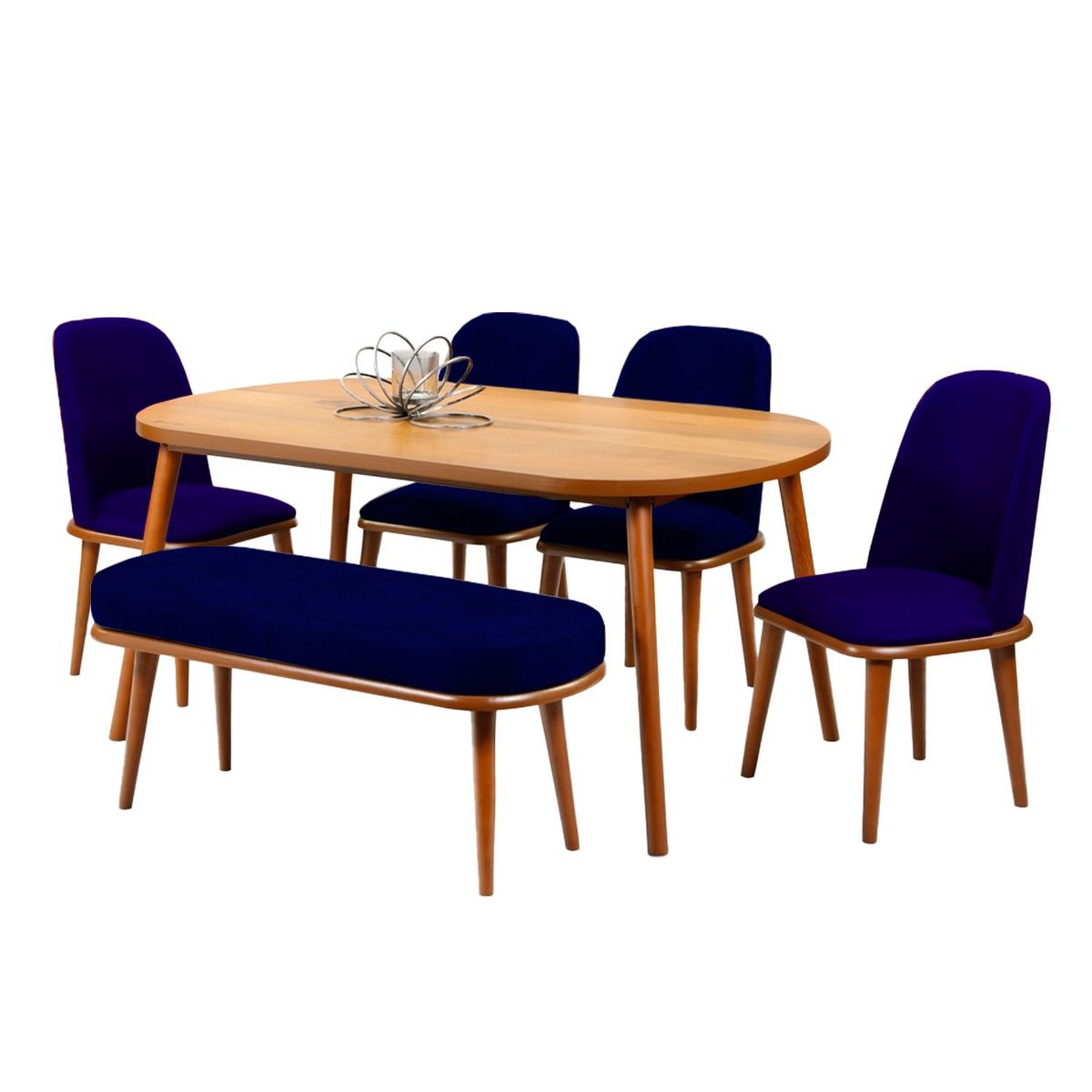 HOME PREMIUM - Juego de Comedor 4 Sillas   Banquet
