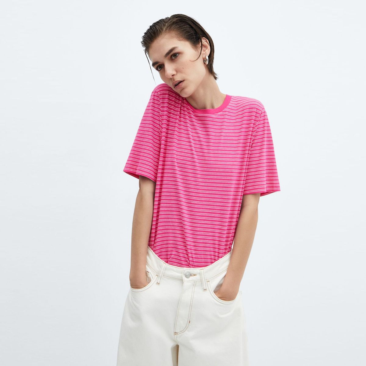 MANGO - Polo 100% Algodón Mujer Mango