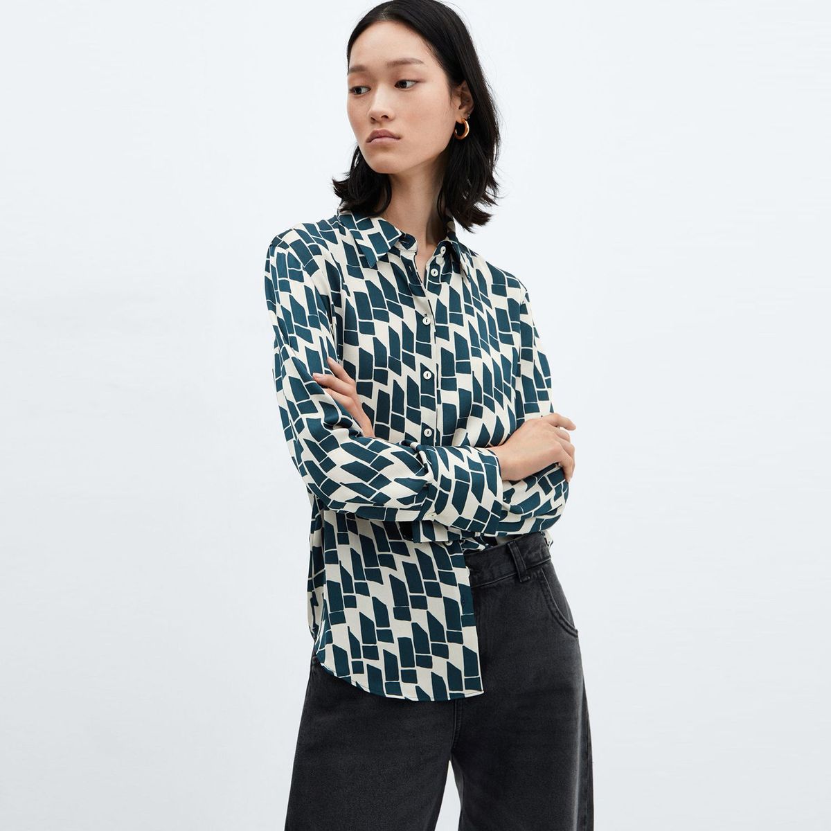 MANGO - Camisa Casual Mujer Mango