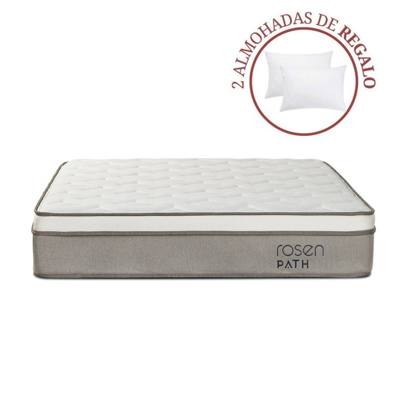 ROSEN - Colchón Path King + 2 Almohadas