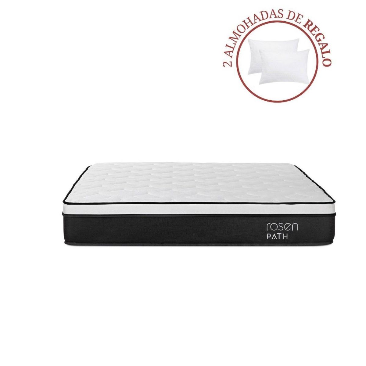 ROSEN - Colchón Path King + 2 Almohadas