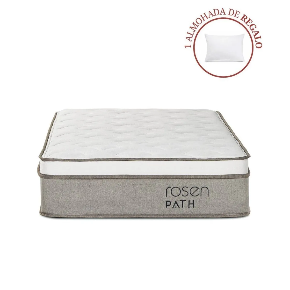 ROSEN - Colchón Path 1 Plz + 1 Almohada