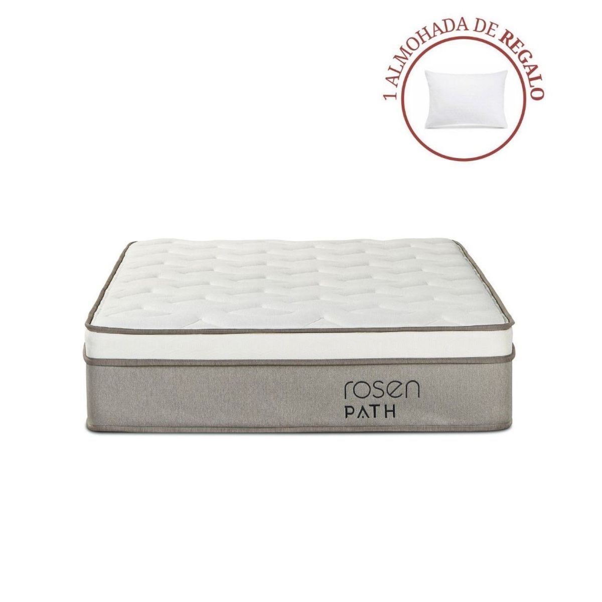 ROSEN - Colchón Path 1.5 Plz + 1 Almohada