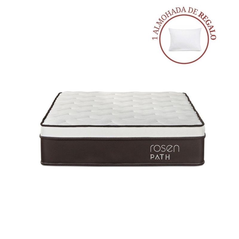 ROSEN - Colchón Path 1.5 Plz + 1 Almohada