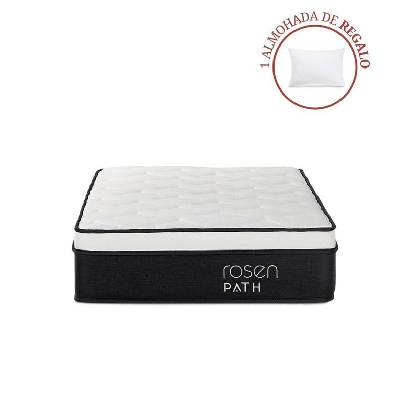 ROSEN - Colchón Path 1 Plz + 1 Almohada