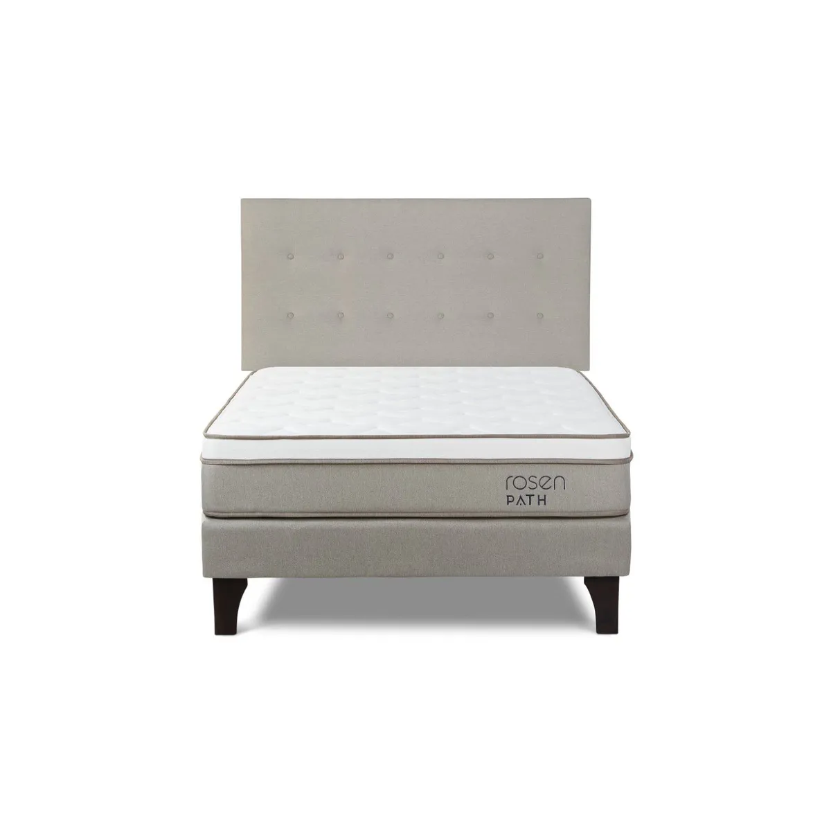 ROSEN - Dormitorio Europeo Path New West 2 Plz + 2 Almohadas