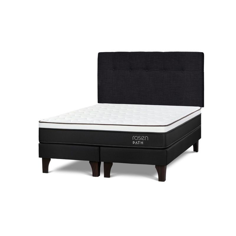 ROSEN - Dormitorio Europeo Path New Bennet King + 2 Almohadas