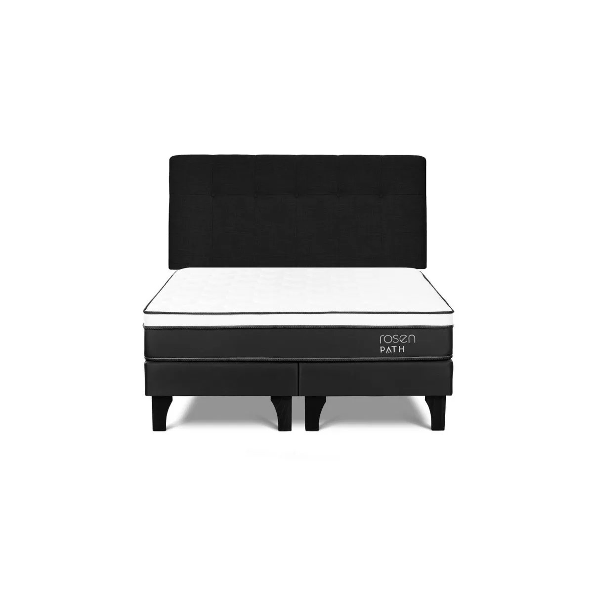ROSEN - Dormitorio Europeo Path New Bennet King + 2 Almohadas