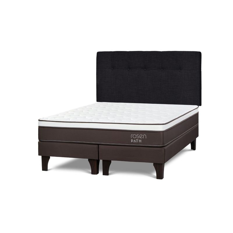 ROSEN - Dormitorio Europeo Path New Bennet King + 2 Almohadas