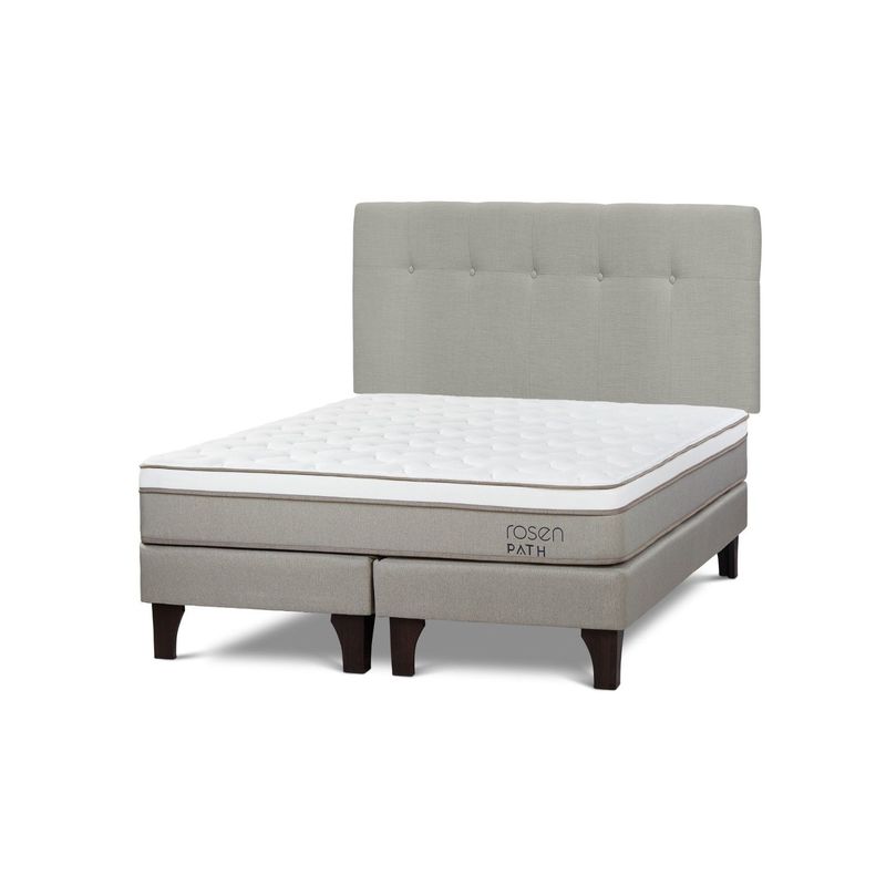 ROSEN - Dormitorio Europeo Path New Bennet Queen + 2 Almohadas