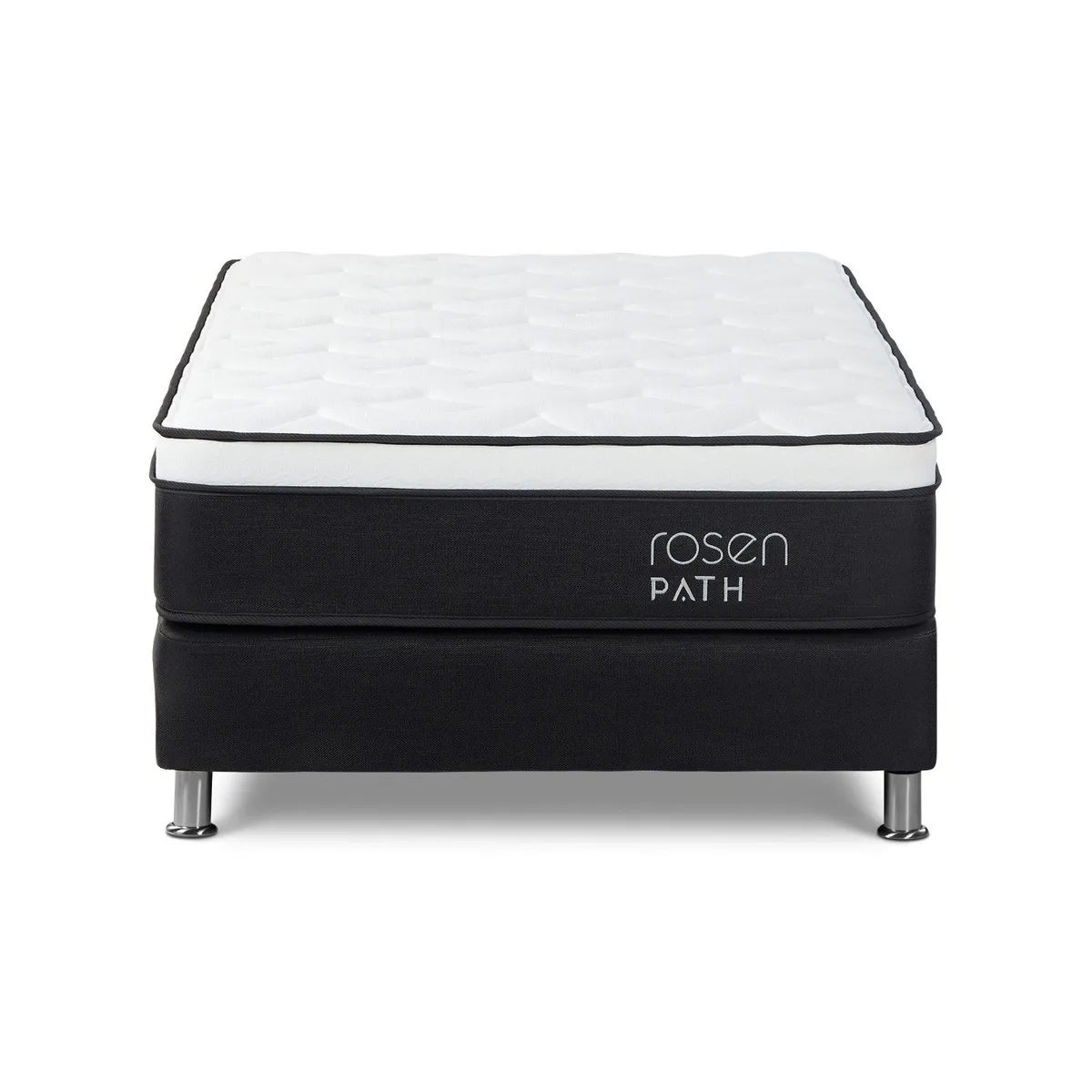 ROSEN - Cama Box Tarima Path 1.5 Plz + 1 Almohada