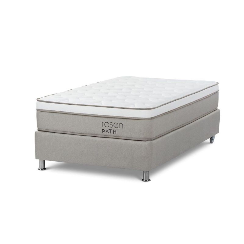 ROSEN - Cama Box Tarima Path 1.5 Plz + 1 Almohada