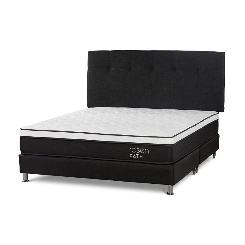 ROSEN - Dormitorio Path New Bennet King + 2 Almohadas