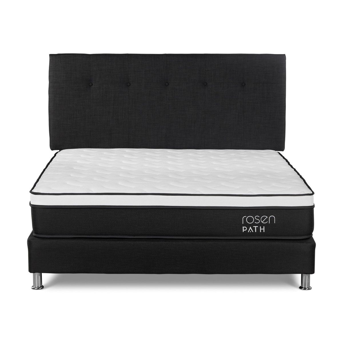 ROSEN - Dormitorio Path New Bennet King + 2 Almohadas