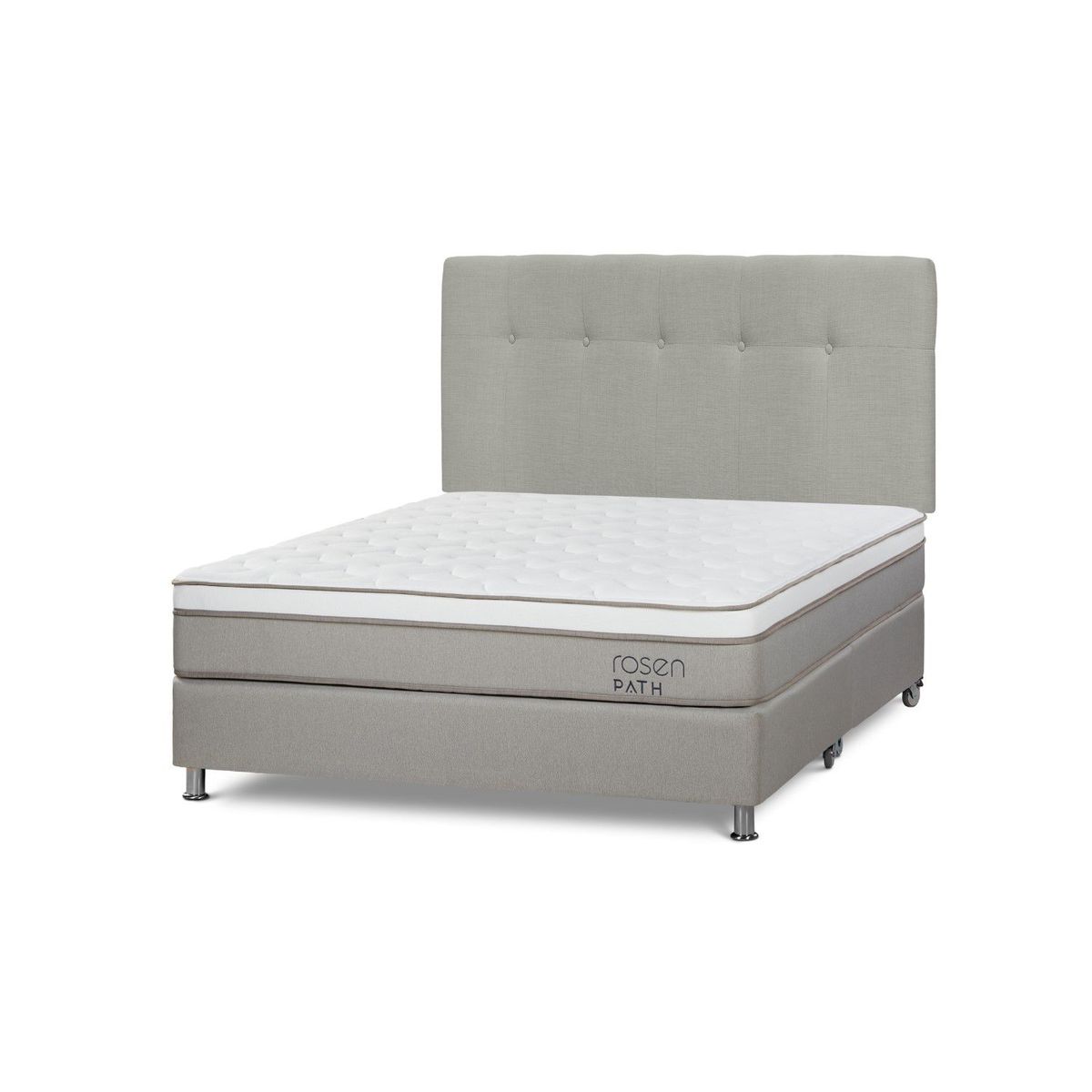 ROSEN - Dormitorio Path New Bennet King + 2 Almohadas