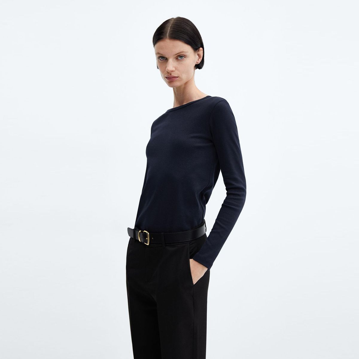 MANGO - Polo Algodón Mujer Mango