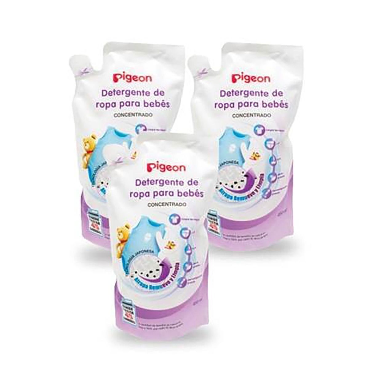 PIGEON - Detergente Líquido Refill Pigeon X 3 Und