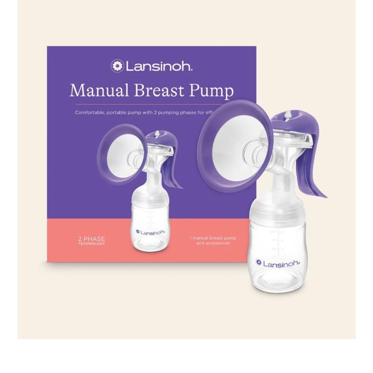 LANSINOH - Extractor De Leche Manual Lansinoh
