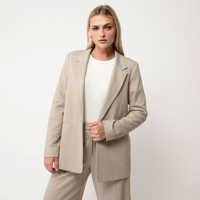 BASEMENT - Blazer Básico Mujer Basement