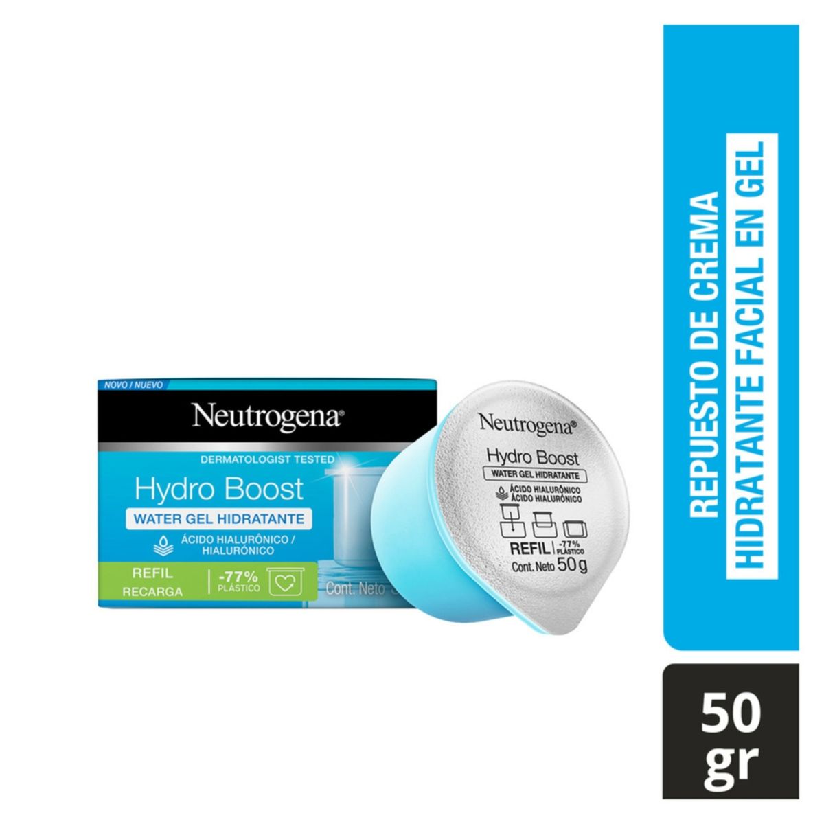 NEUTROGENA - Repuesto Gel Hidratante Facial Hydro Boost 50gr Neutrogena