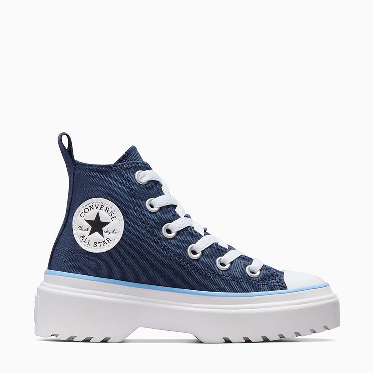 CONVERSE - Zapatillas Urbanas Niña Converse Ct As Lugged Lift Floral Azul