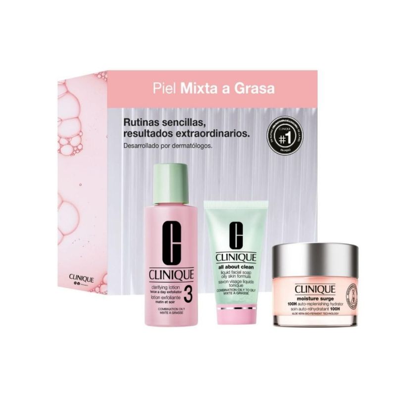 CLINIQUE - Set Piel Fresca 3 Piel Mixta A Grasa - 15ml