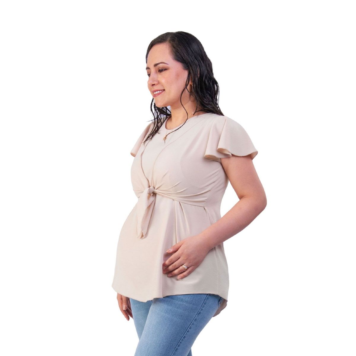 MOMMYLAND - Blusa Manga Corta De Lactancia Mujer Mommyland