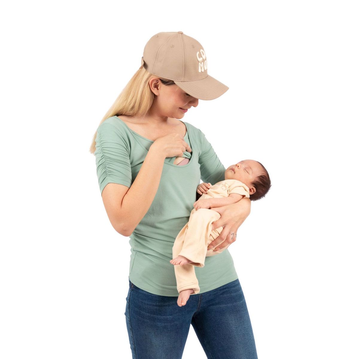 MOMMYLAND - Polo Manga Corta De Lactancia Mujer Mommyland