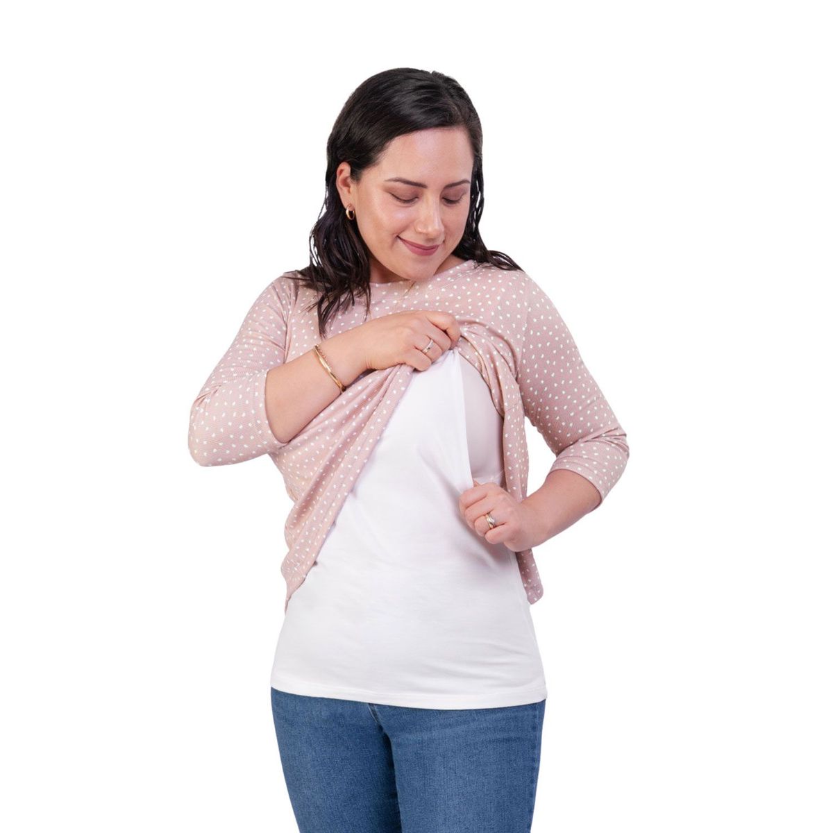 MOMMYLAND - Polo Algodón De Lactancia Mujer Mommyland