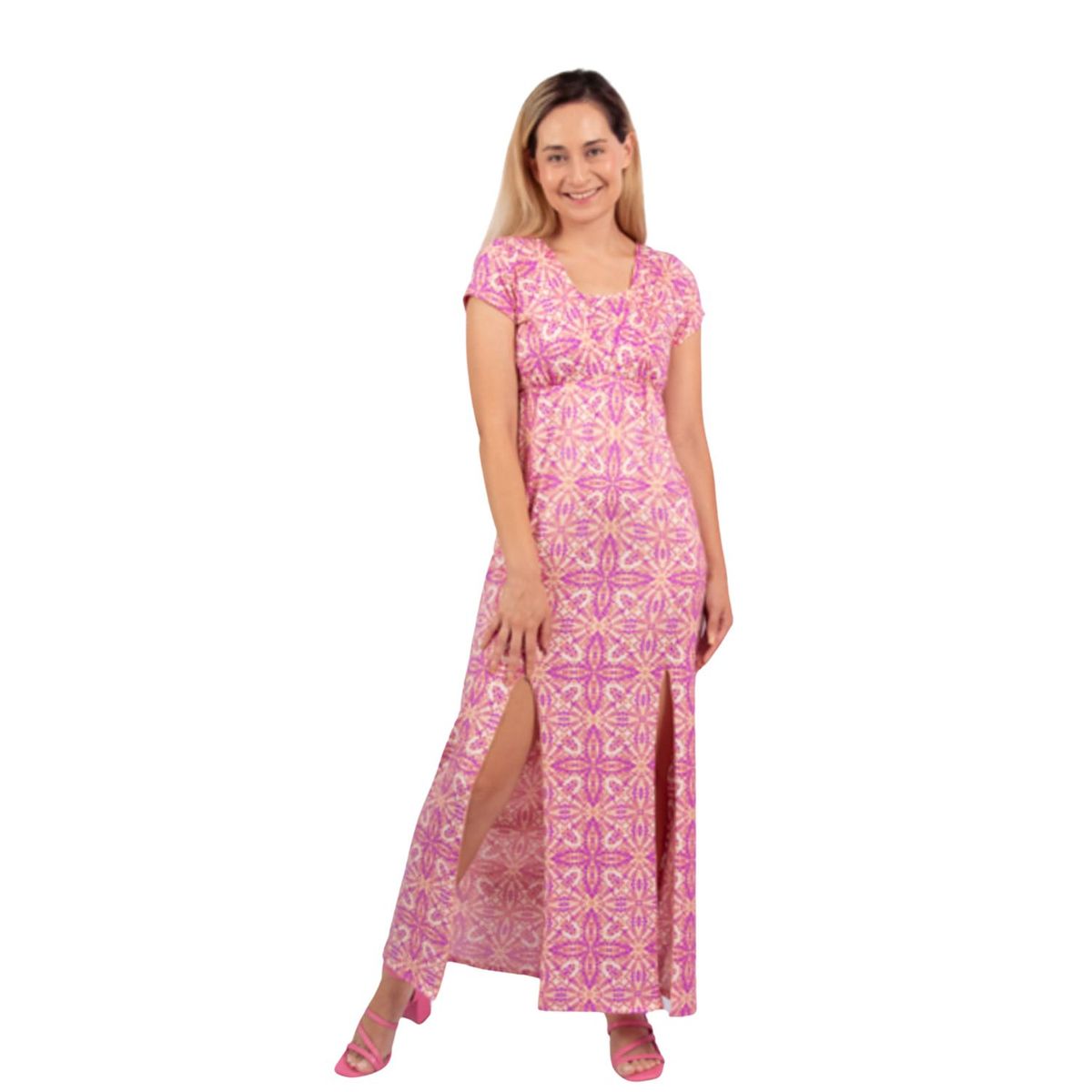 MOMMYLAND - Vestido Manga Corta De Lactancia Mujer Mommyland