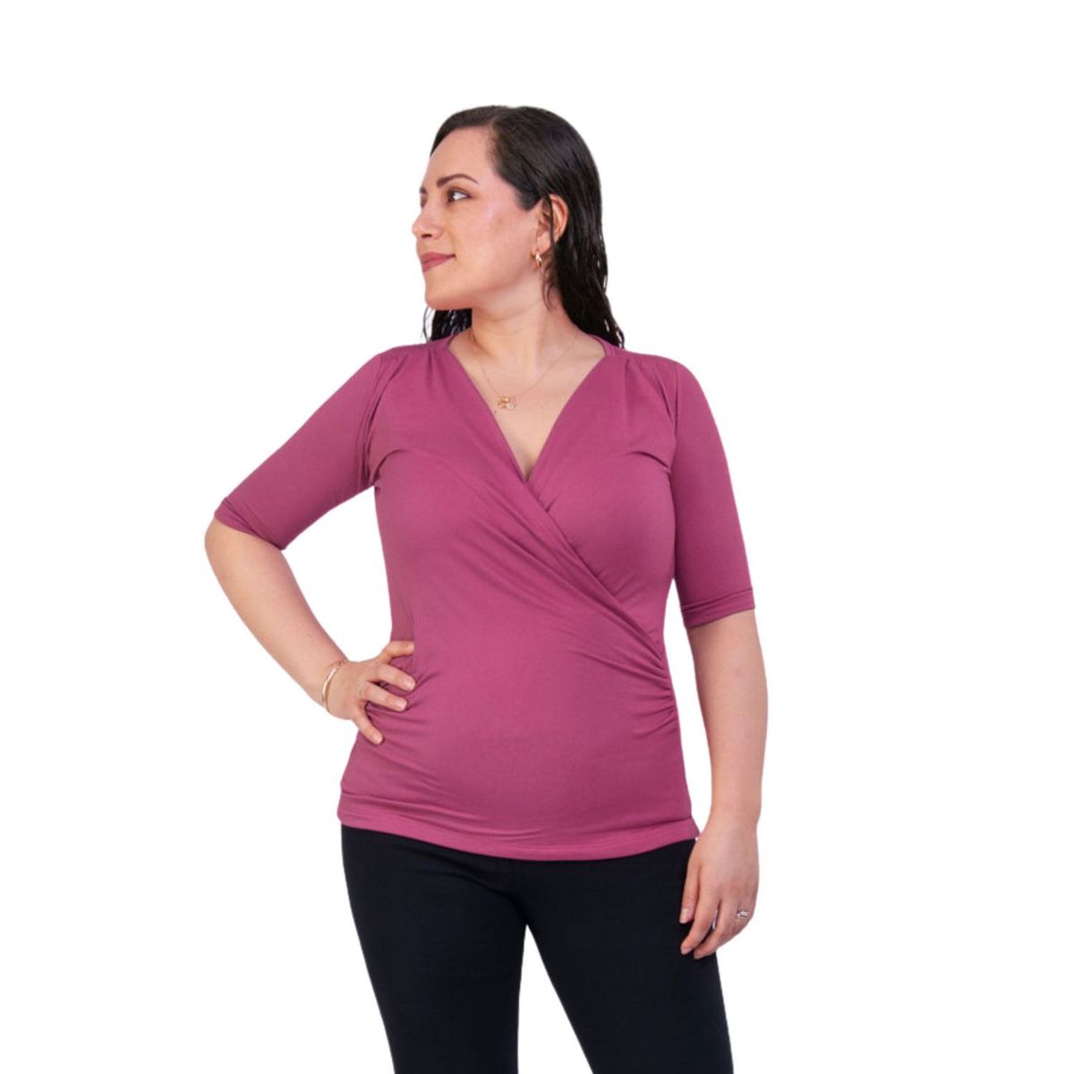 MOMMYLAND - Blusa Manga Corta De Lactancia Mujer Mommyland