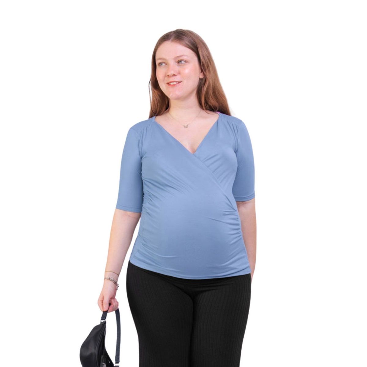 MOMMYLAND - Blusa Manga Corta De Lactancia Mujer Mommyland