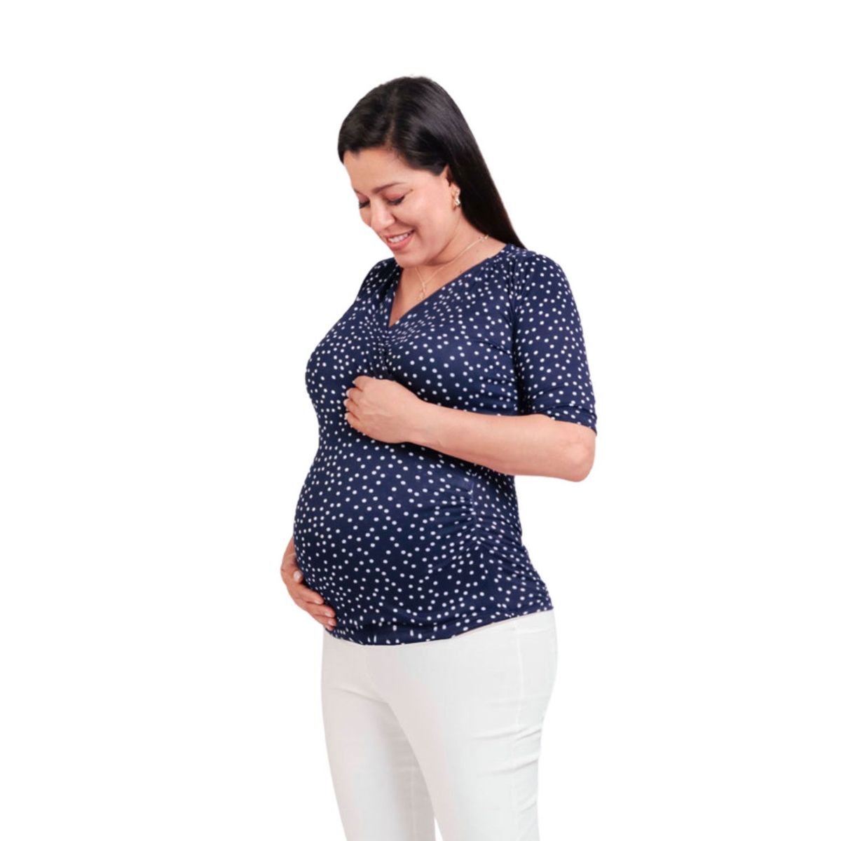 MOMMYLAND - Blusa Manga Corta De Lactancia Mujer Mommyland