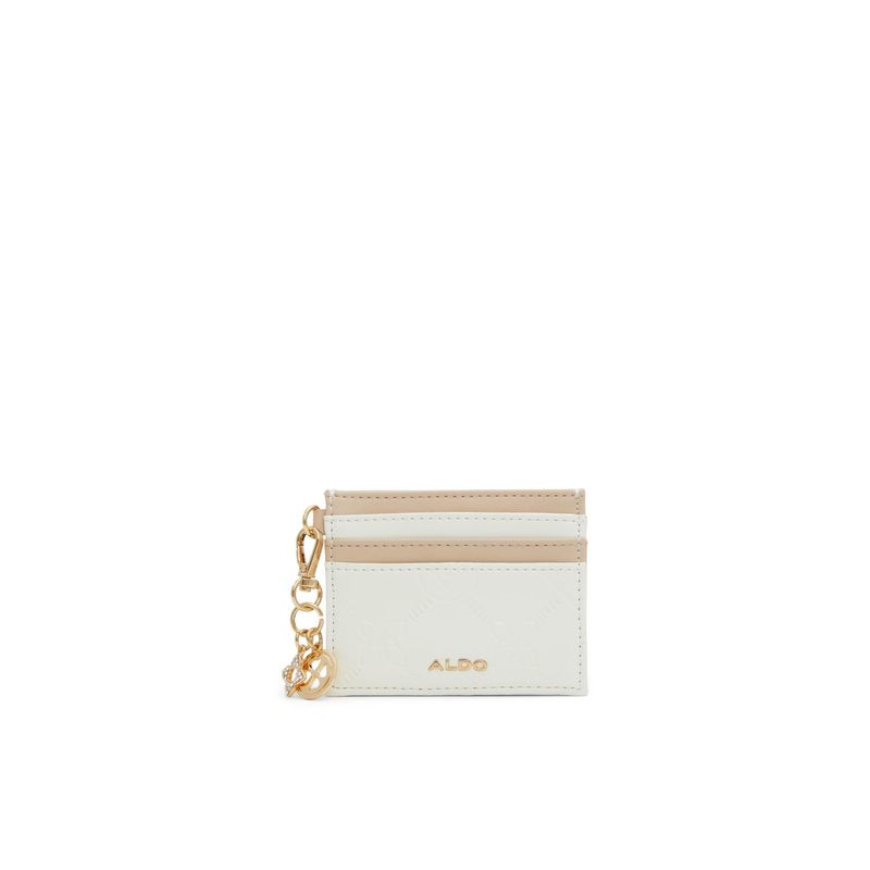 ALDO - Tarjetero Blanco con Crema Aldo