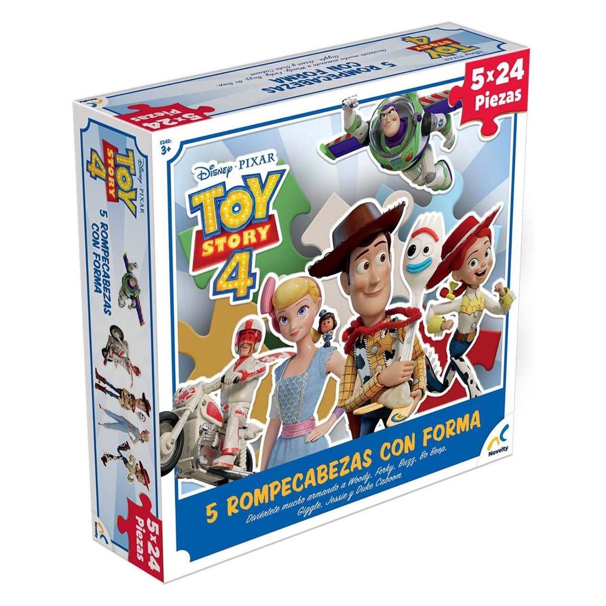 DISNEY - ROMPECABEZAS 5 EN 1 TOY STORY 24 PIEZAS DISNEY