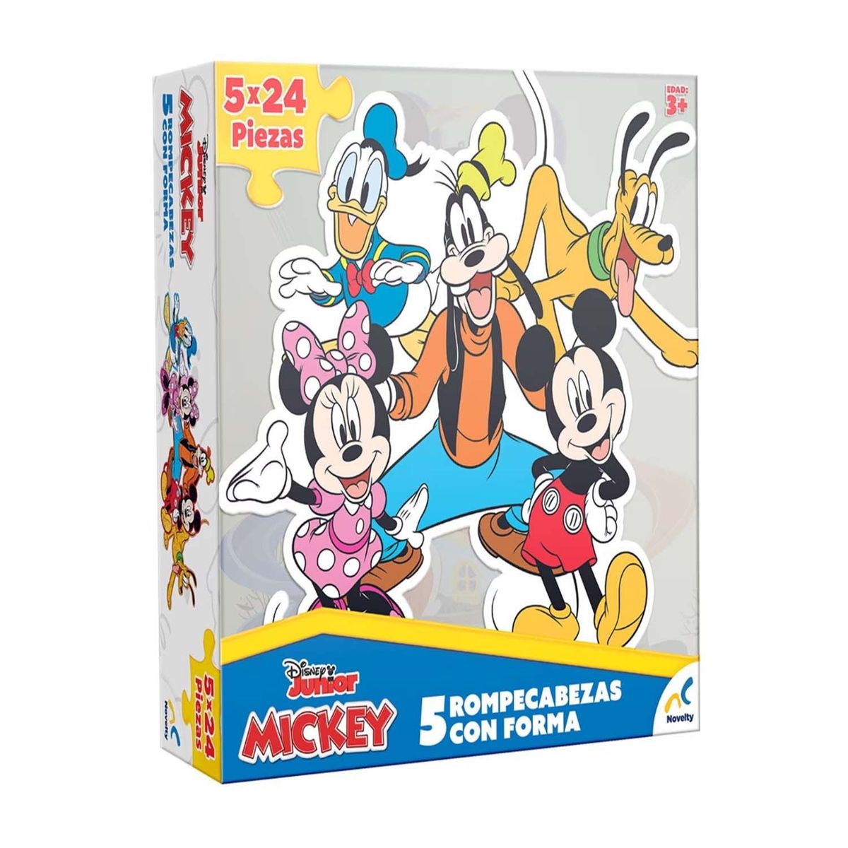 DISNEY - ROMPECABEZAS CON 5 FIGURAS FORMA MICKEY MOUSE DISNEY