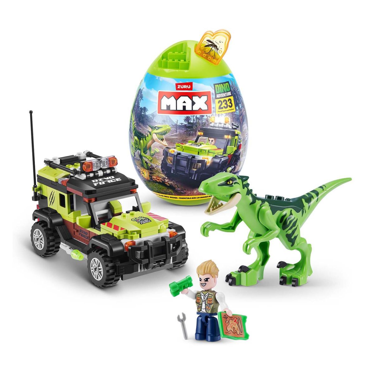 MAX BUILD MORE - Capsula Dino Sorpresa Pequeño Max