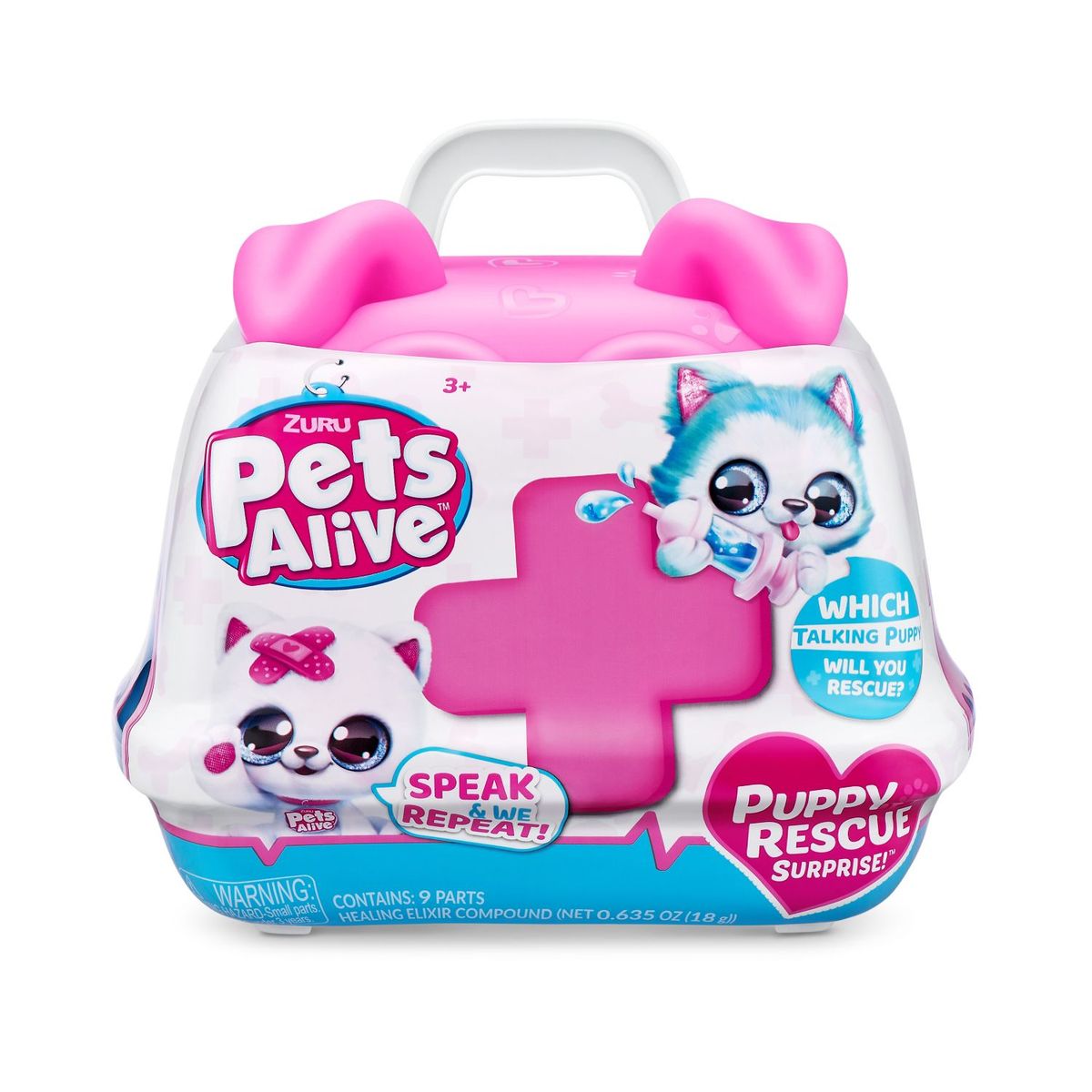 PETS ALIVE - Mascota Interactiva Perrito Puppy Rescue Pets Alive