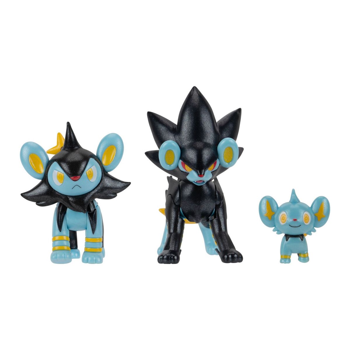 POKEMON - Multipack Evolucion X3 Figuras Shinx, Luxio, Luxray Pokemon