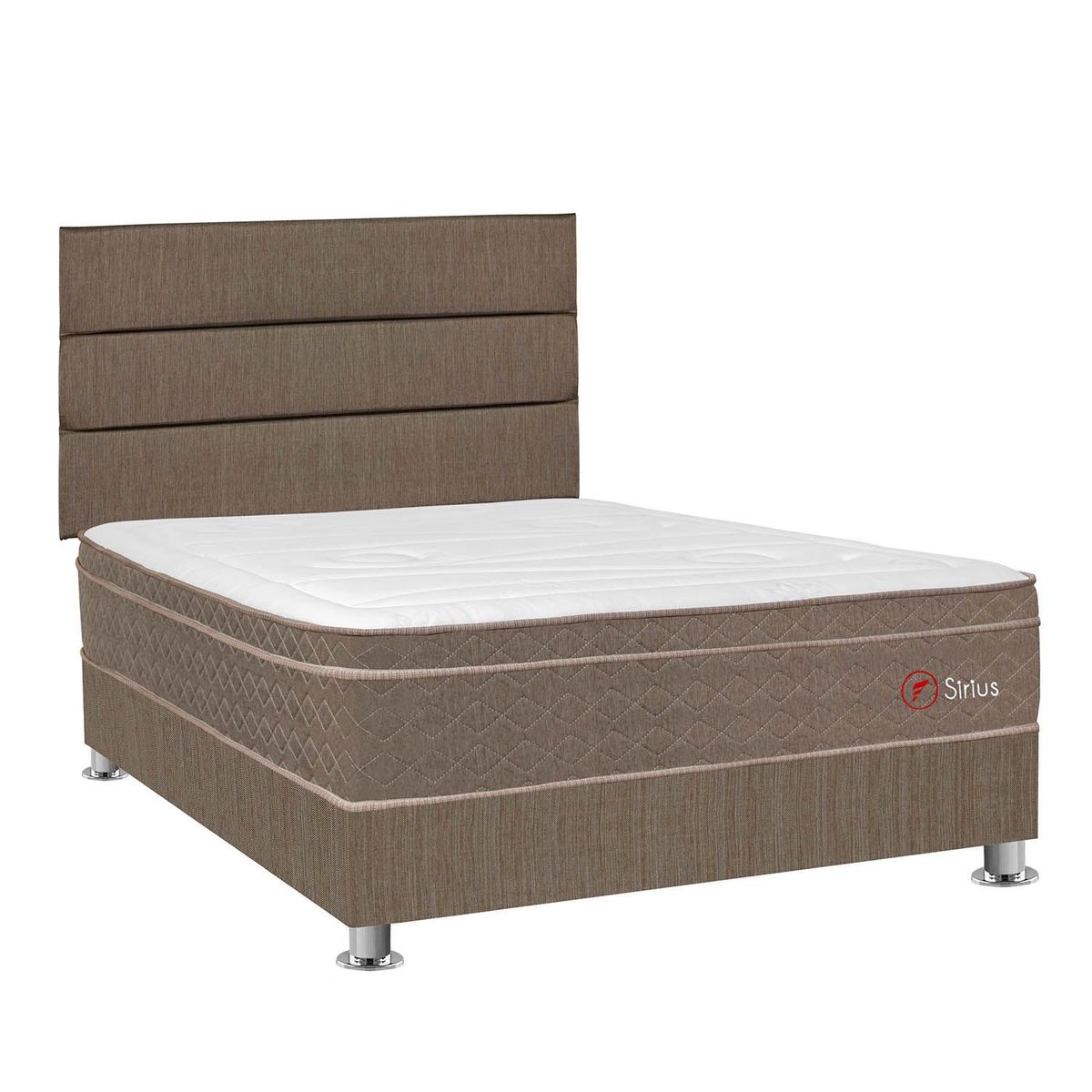 FORLI - Dormitorio Sirius Superior 1.5 Plz + 1 Almohada Viscoelástica + Protector