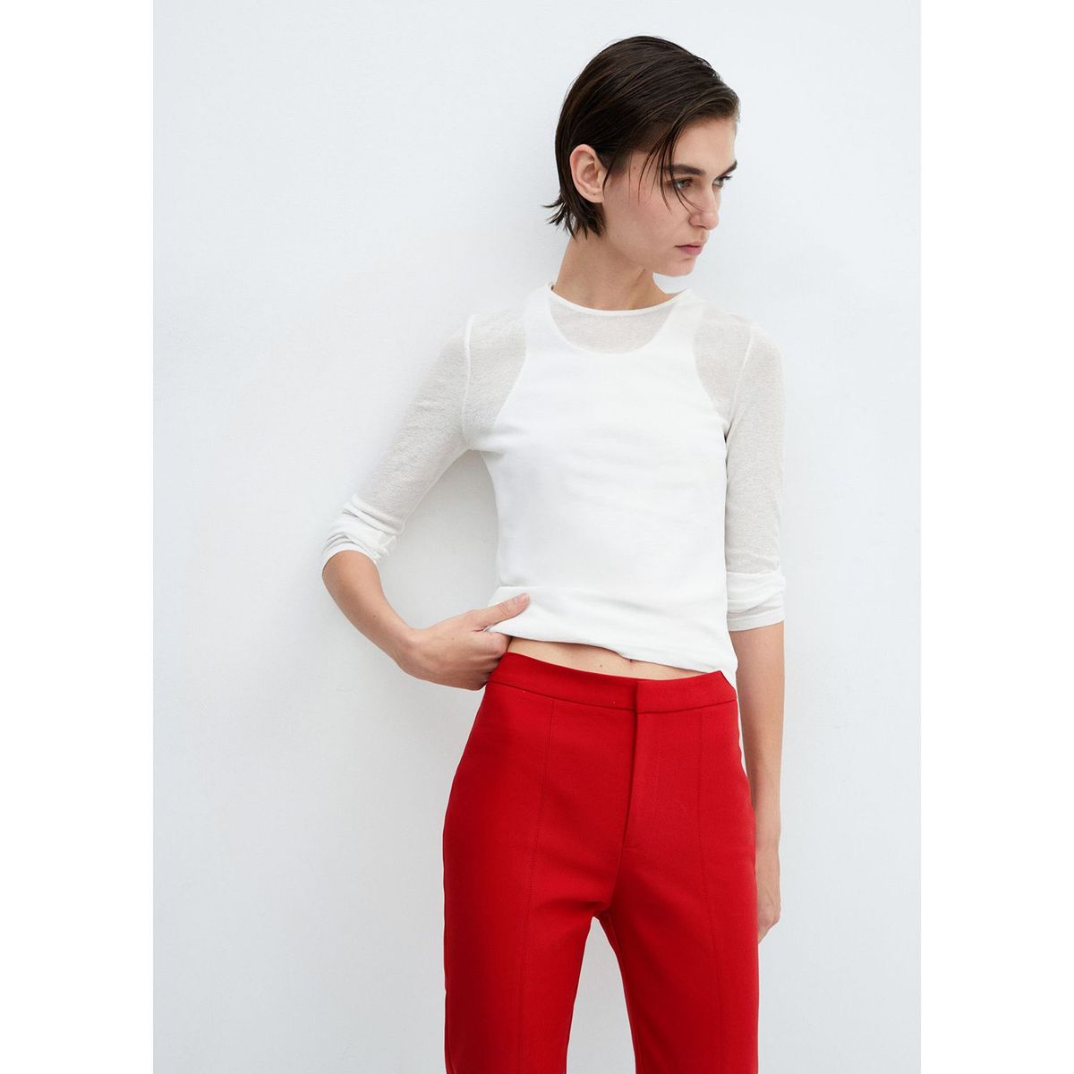 MANGO - Pantalón Skinny Mujer Mango