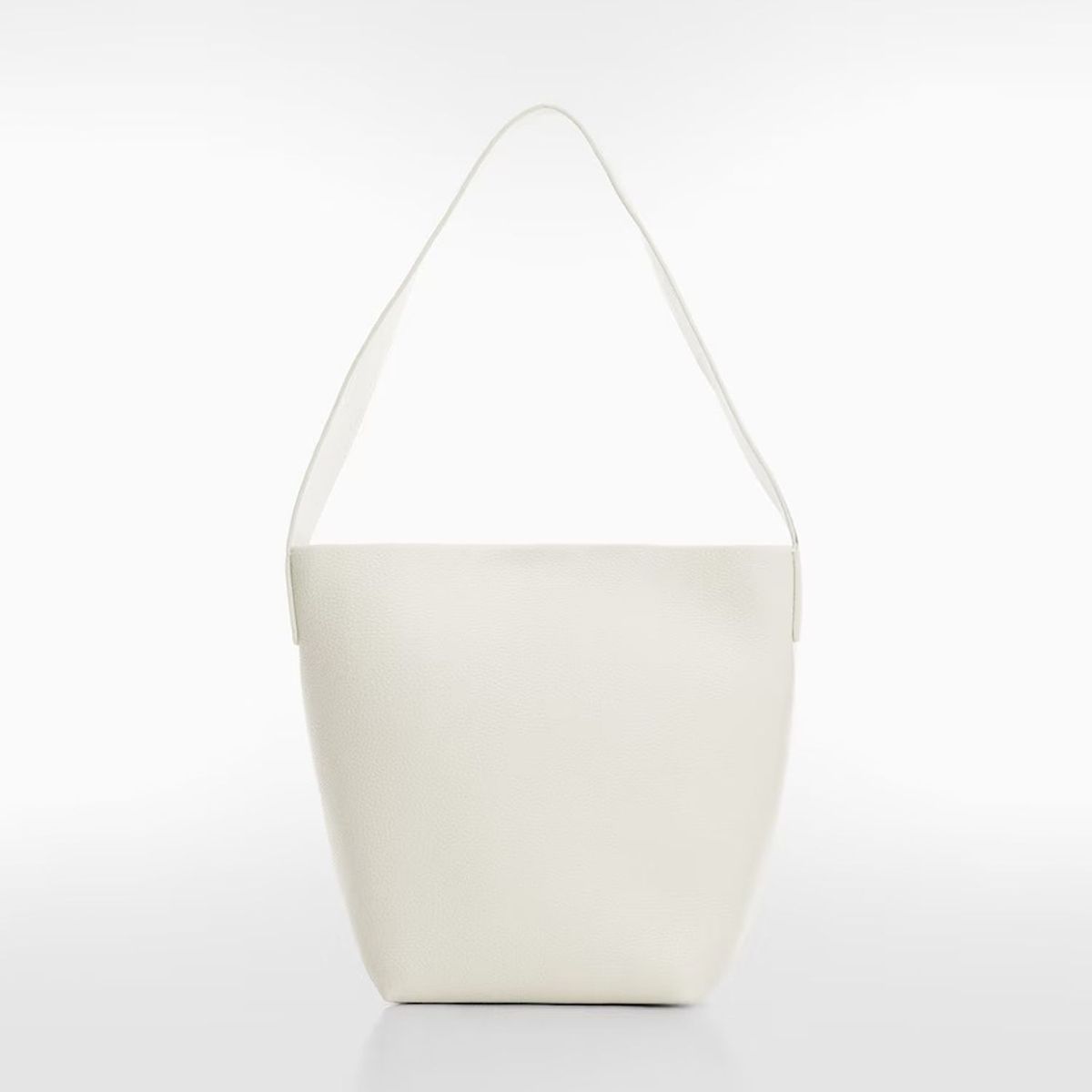 MANGO - Bolso Bucket Efecto Piel