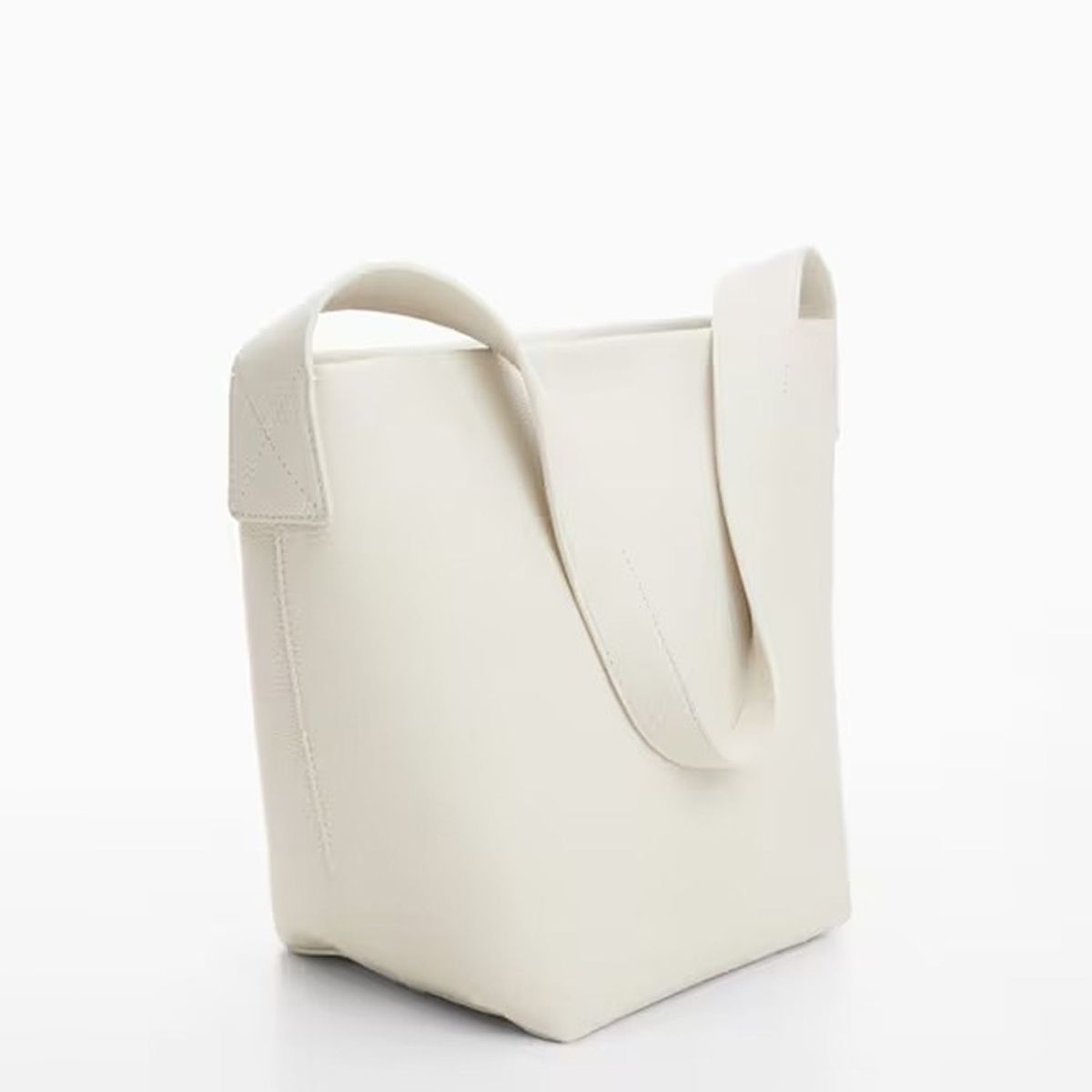 MANGO - Bolso Bucket Efecto Piel