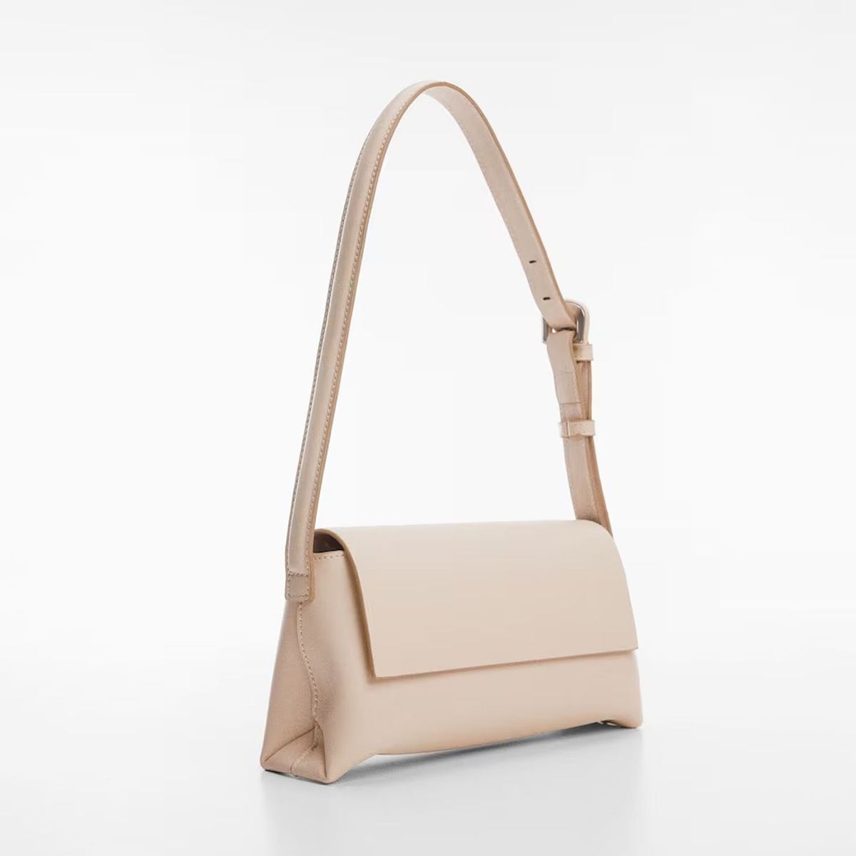 MANGO - Bolso Hombro Solapa